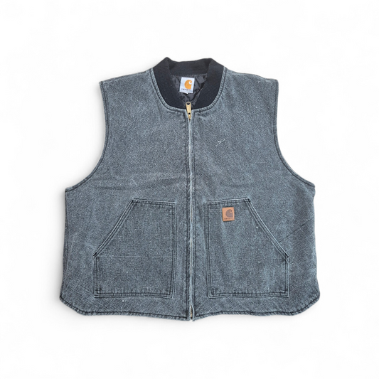 Rework Carhartt Sommer Weste - Washed Grey - XL